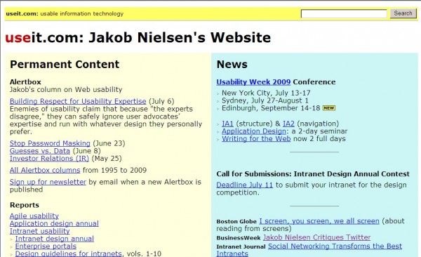 useit Jakob Nielsen's useit.com