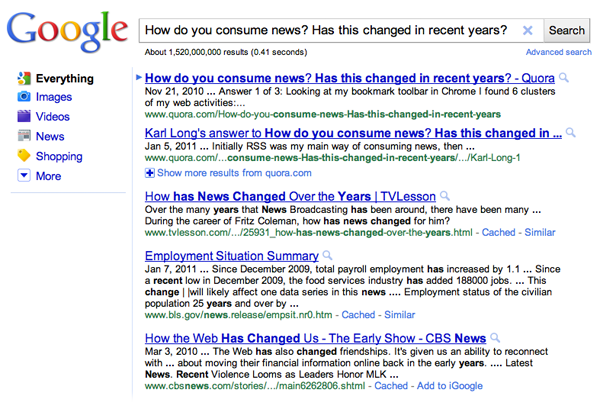 Google Results